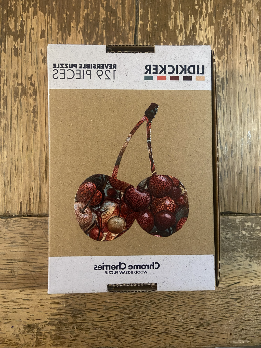 Chrome Cherries Reversible Puzzle