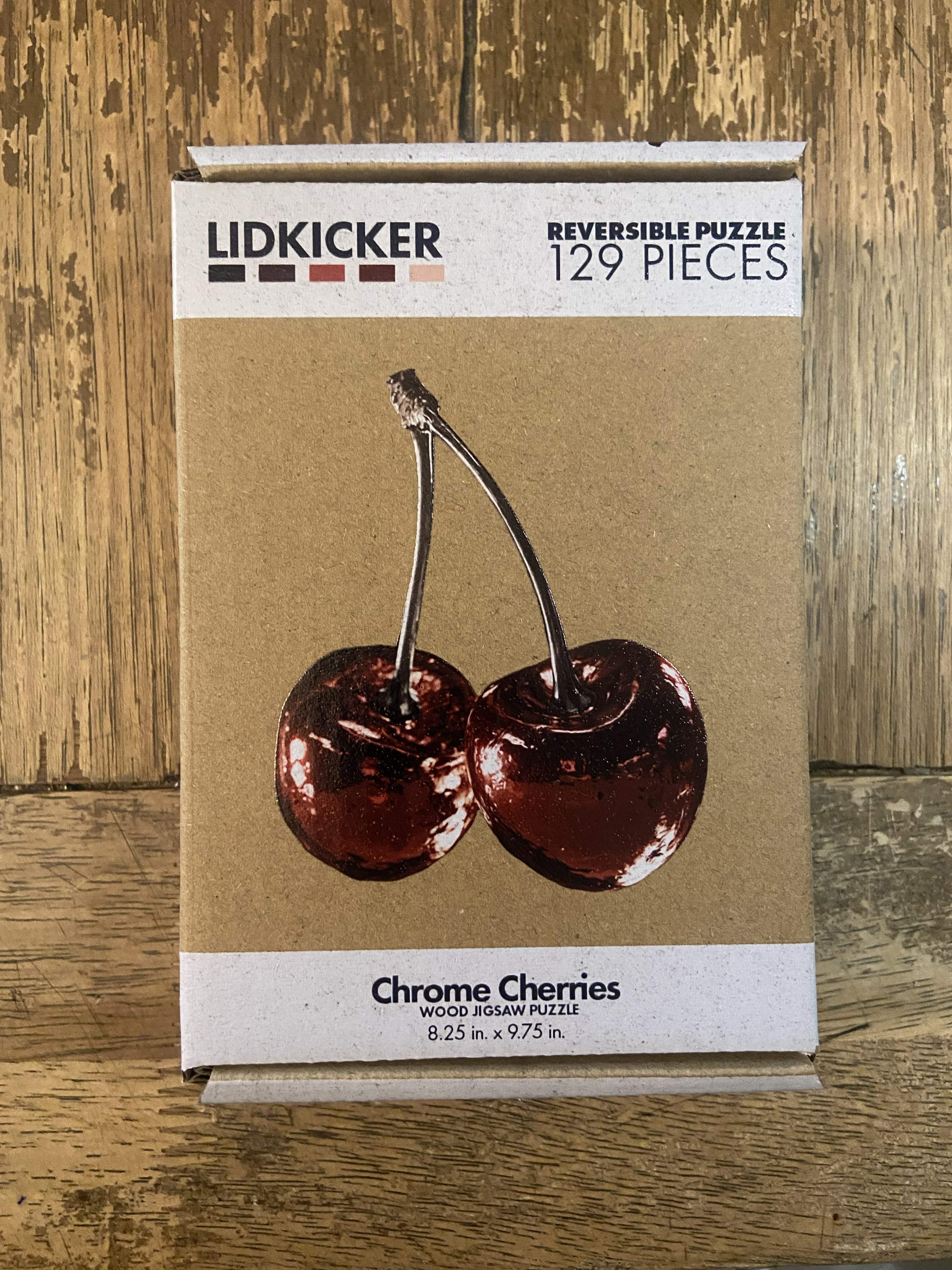Chrome Cherries Reversible Puzzle