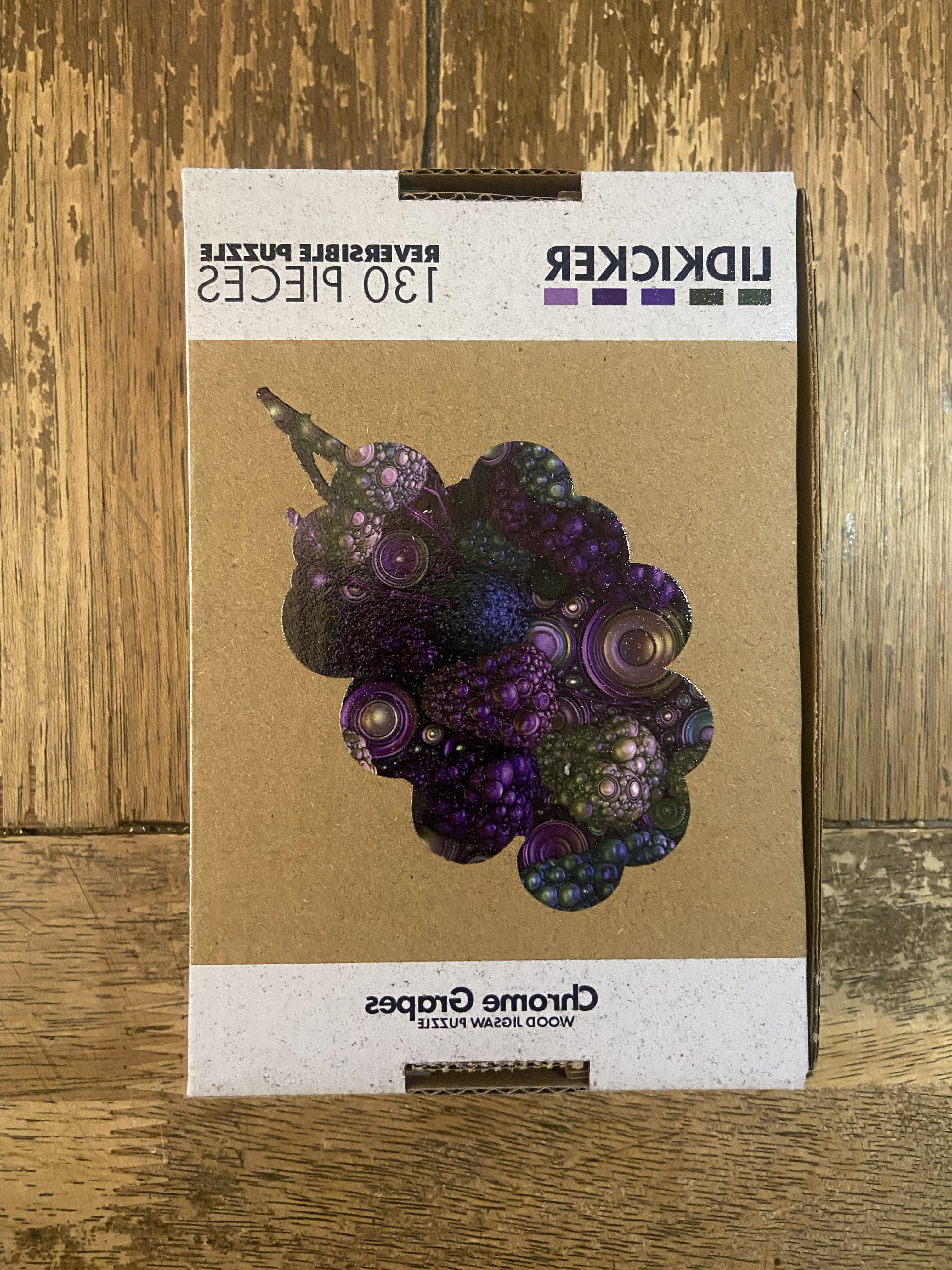 Chrome Grapes Reversible Puzzle