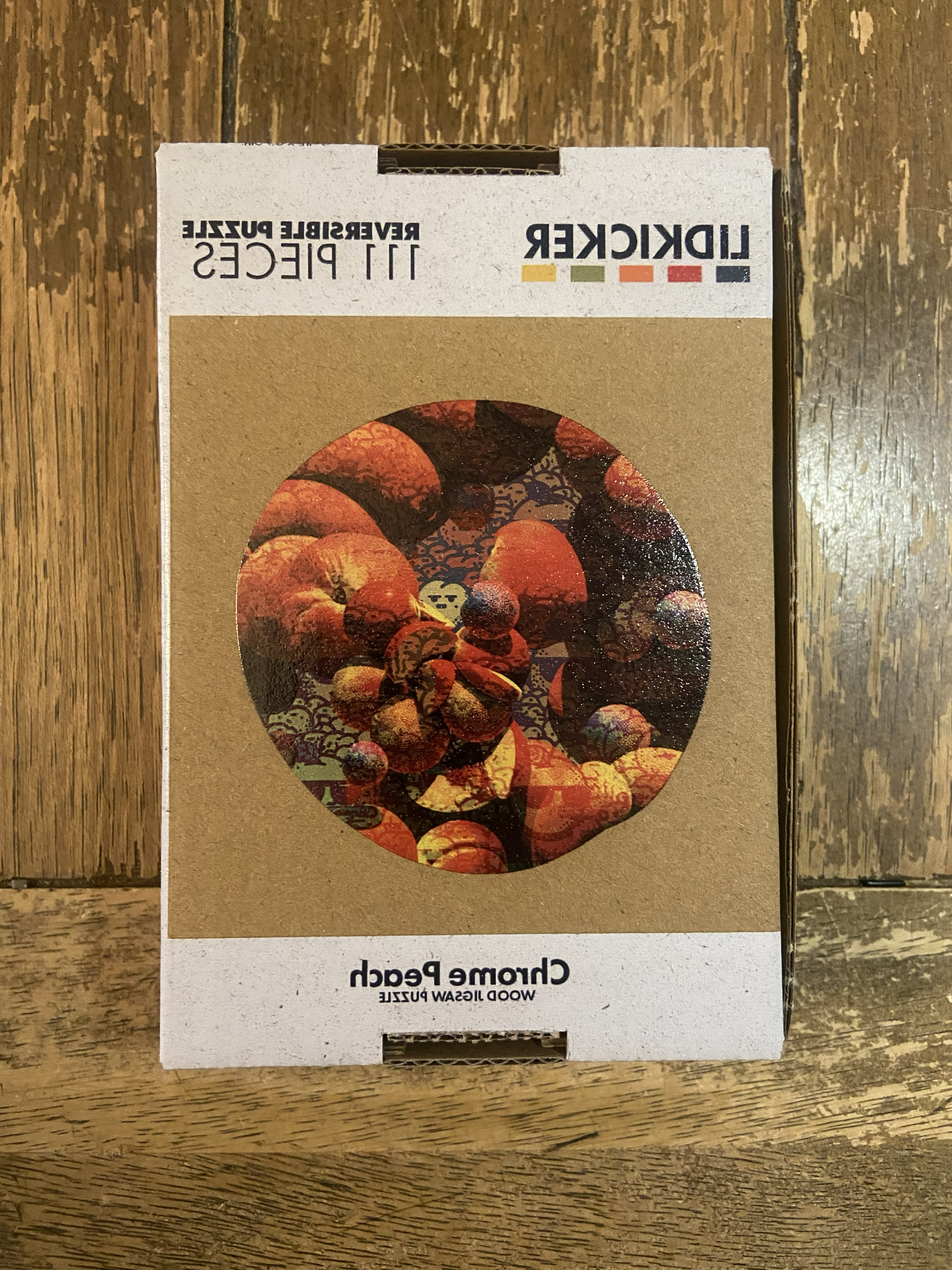Chrome Peach Reversible Puzzle