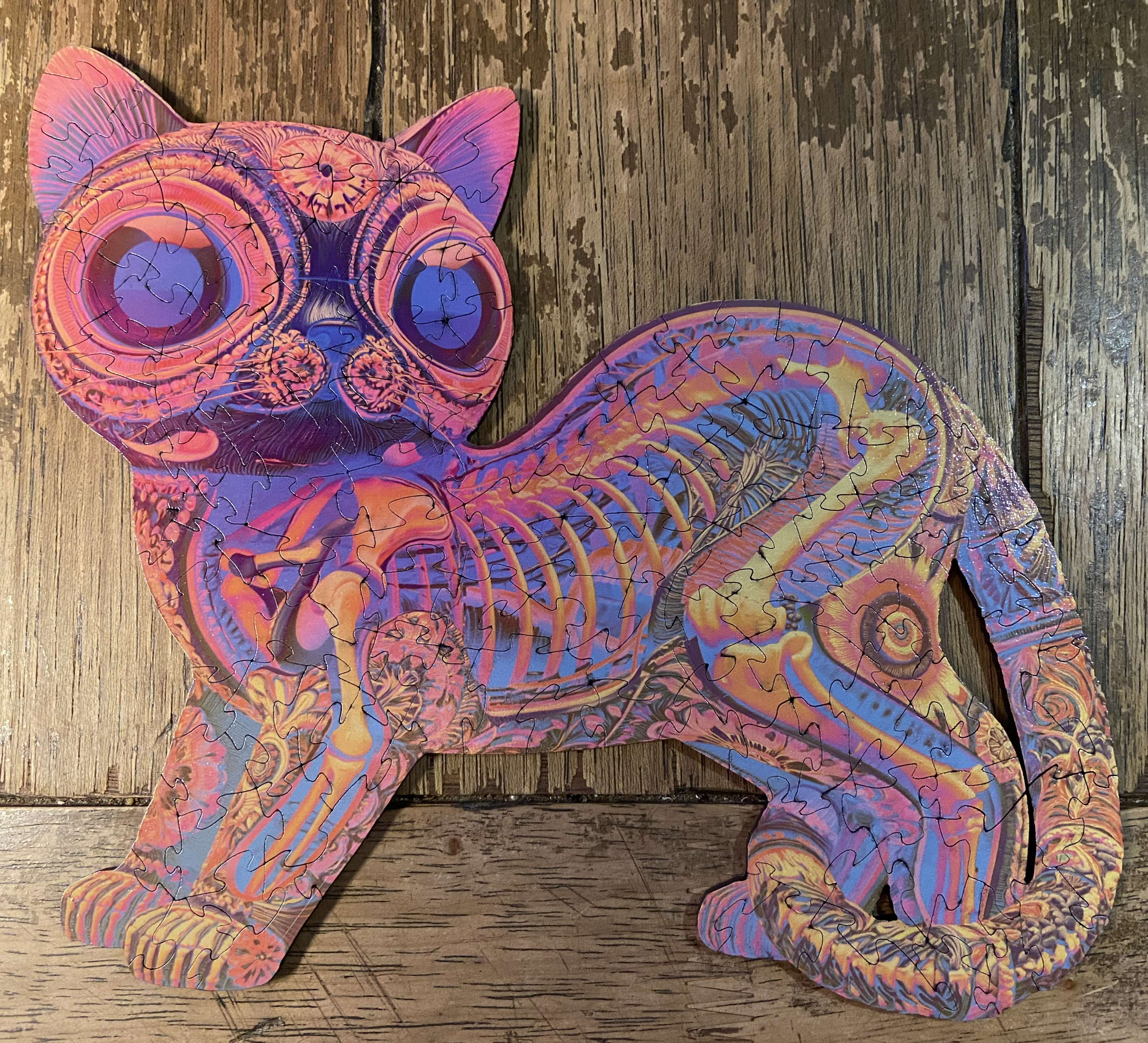 Kittybones Wooden Reversible Puzzle