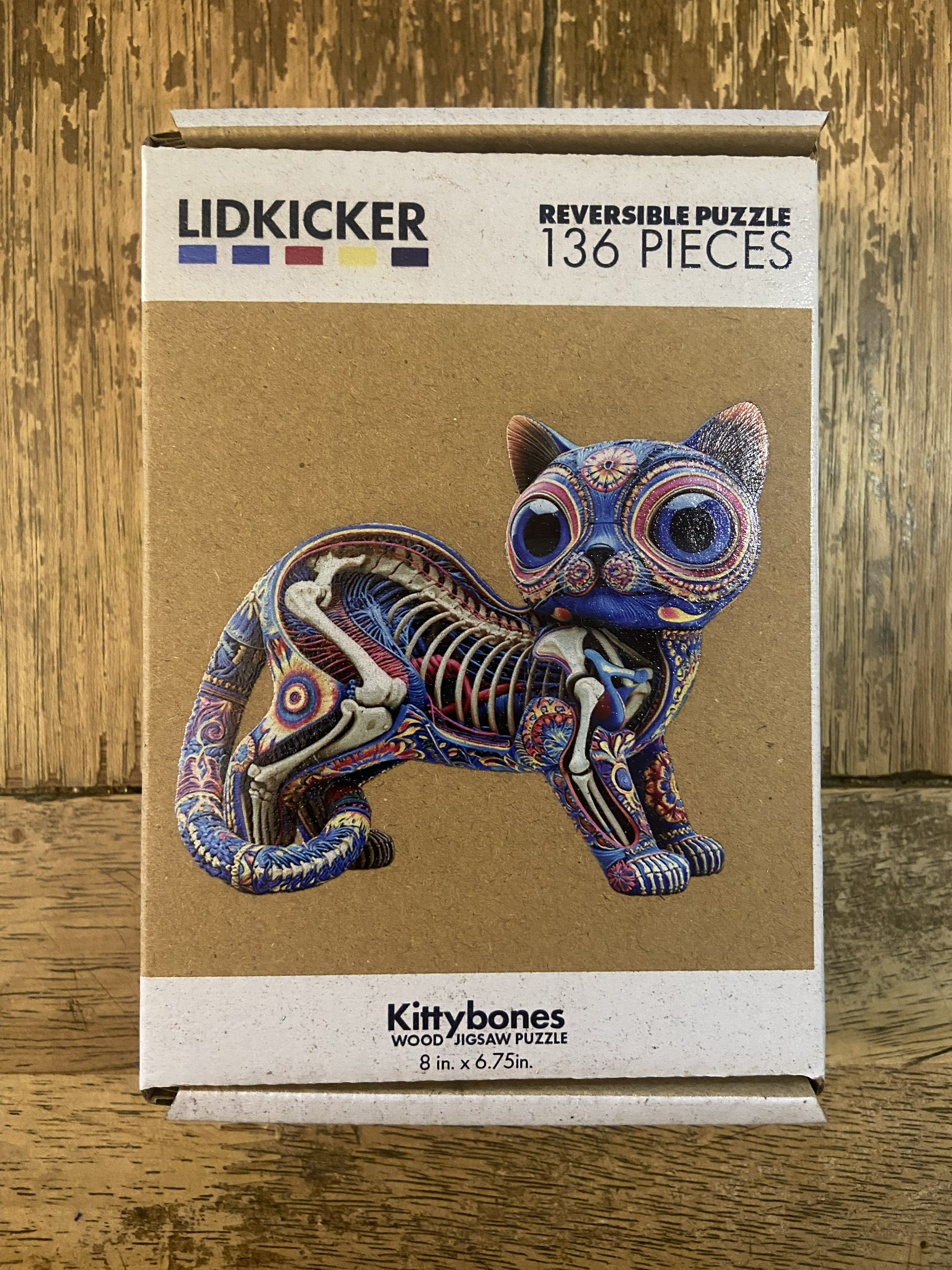 Kittybones Wooden Reversible Puzzle