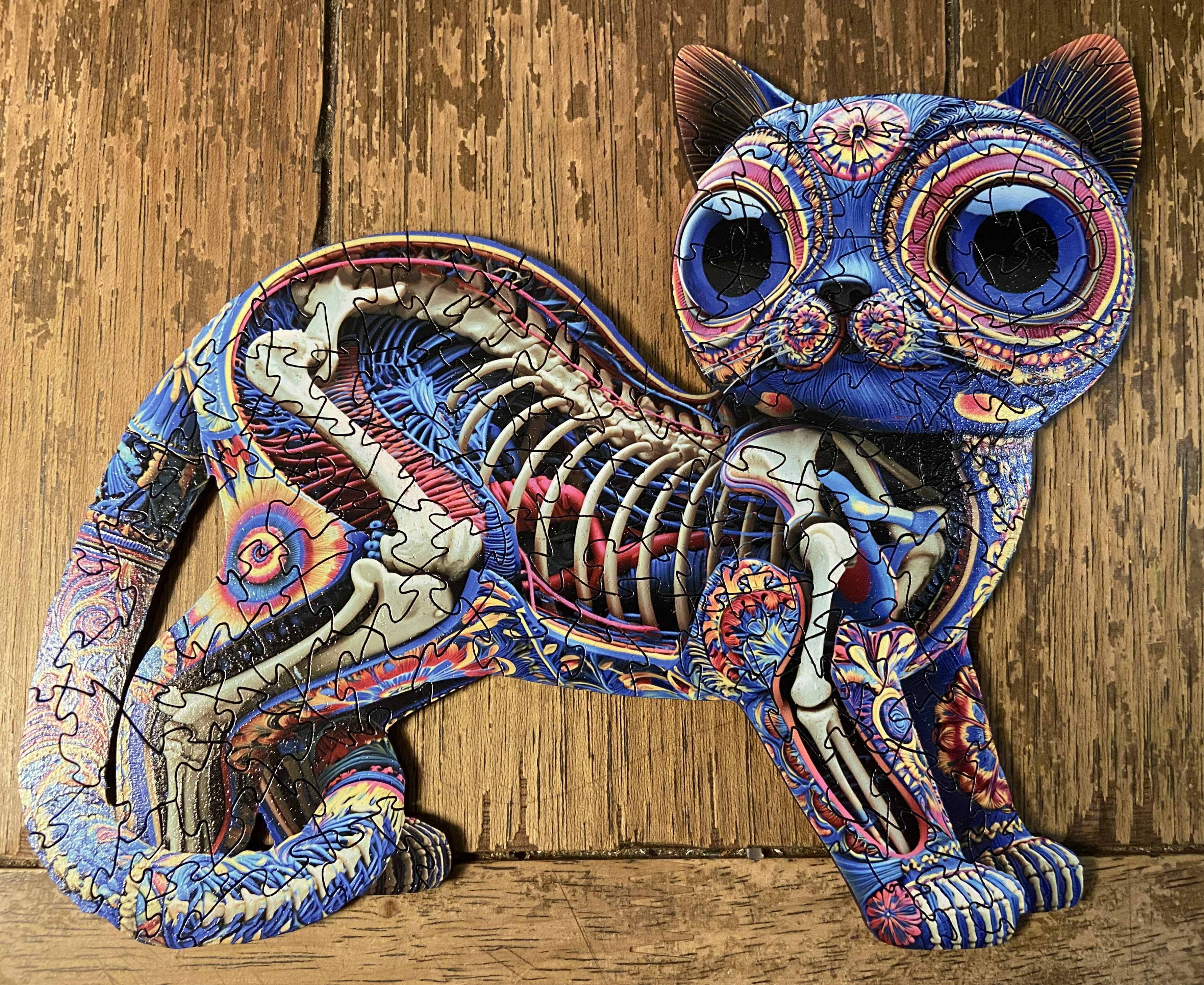 Kittybones Wooden Reversible Puzzle